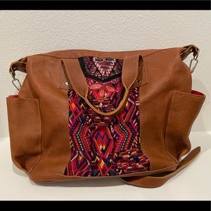 Nena & Co. OneOfAKind Leather Convertible Day Bag